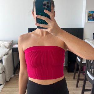 Abercrombie ottoman sweater tube top